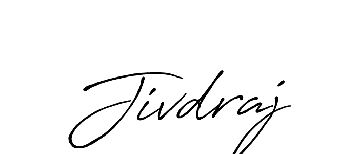 Jivdraj stylish signature style. Best Handwritten Sign (Antro_Vectra_Bolder) for my name. Handwritten Signature Collection Ideas for my name Jivdraj. Jivdraj signature style 7 images and pictures png