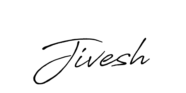 Create a beautiful signature design for name Jivesh. With this signature (Antro_Vectra_Bolder) fonts, you can make a handwritten signature for free. Jivesh signature style 7 images and pictures png