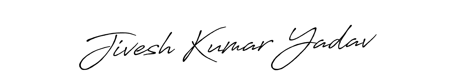 It looks lik you need a new signature style for name Jivesh Kumar Yadav. Design unique handwritten (Antro_Vectra_Bolder) signature with our free signature maker in just a few clicks. Jivesh Kumar Yadav signature style 7 images and pictures png