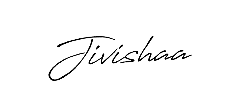 Use a signature maker to create a handwritten signature online. With this signature software, you can design (Antro_Vectra_Bolder) your own signature for name Jivishaa. Jivishaa signature style 7 images and pictures png