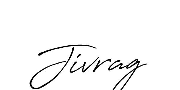 Make a beautiful signature design for name Jivrag. With this signature (Antro_Vectra_Bolder) style, you can create a handwritten signature for free. Jivrag signature style 7 images and pictures png