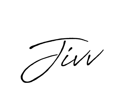 Once you've used our free online signature maker to create your best signature Antro_Vectra_Bolder style, it's time to enjoy all of the benefits that Jivv name signing documents. Jivv signature style 7 images and pictures png
