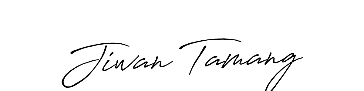 The best way (Antro_Vectra_Bolder) to make a short signature is to pick only two or three words in your name. The name Jiwan Tamang include a total of six letters. For converting this name. Jiwan Tamang signature style 7 images and pictures png