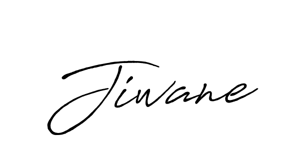 Make a beautiful signature design for name Jiwane. With this signature (Antro_Vectra_Bolder) style, you can create a handwritten signature for free. Jiwane signature style 7 images and pictures png