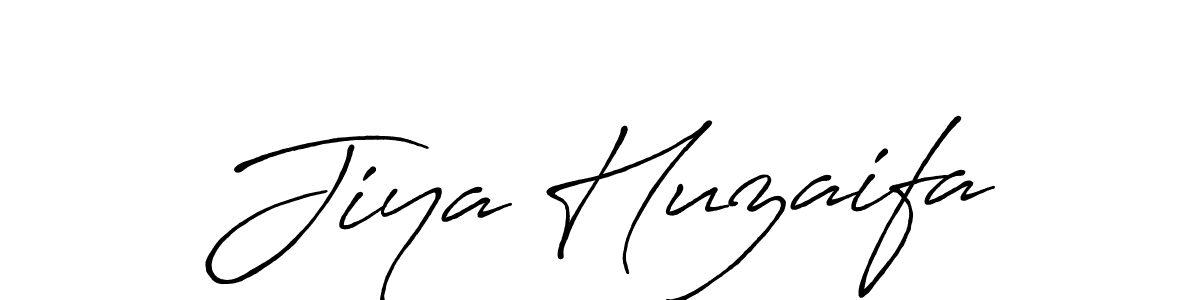 How to make Jiya Huzaifa signature? Antro_Vectra_Bolder is a professional autograph style. Create handwritten signature for Jiya Huzaifa name. Jiya Huzaifa signature style 7 images and pictures png