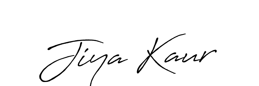 This is the best signature style for the Jiya Kaur name. Also you like these signature font (Antro_Vectra_Bolder). Mix name signature. Jiya Kaur signature style 7 images and pictures png