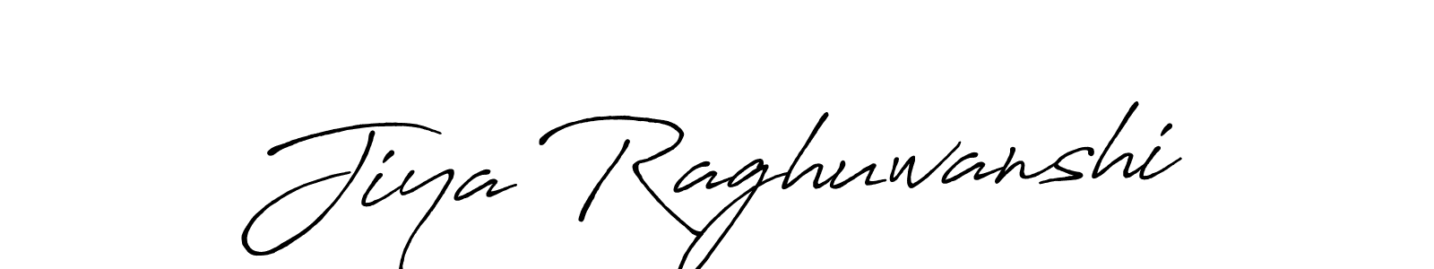 You should practise on your own different ways (Antro_Vectra_Bolder) to write your name (Jiya Raghuwanshi) in signature. don't let someone else do it for you. Jiya Raghuwanshi signature style 7 images and pictures png