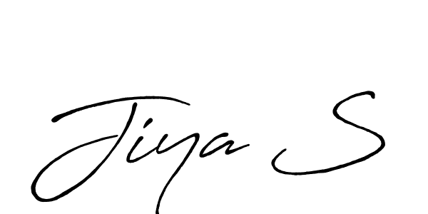 Make a beautiful signature design for name Jiya S. Use this online signature maker to create a handwritten signature for free. Jiya S signature style 7 images and pictures png