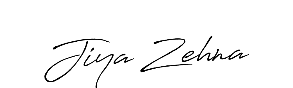 How to make Jiya Zehna signature? Antro_Vectra_Bolder is a professional autograph style. Create handwritten signature for Jiya Zehna name. Jiya Zehna signature style 7 images and pictures png