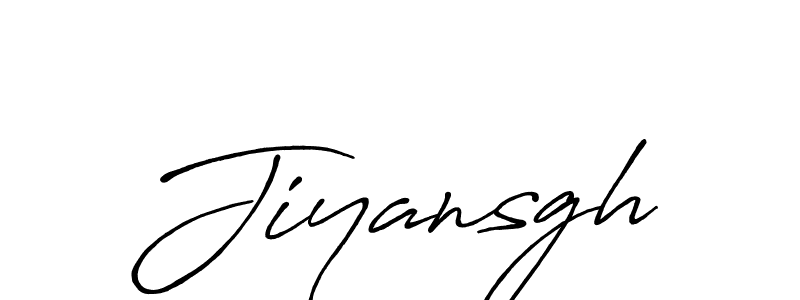 Make a beautiful signature design for name Jiyansgh. With this signature (Antro_Vectra_Bolder) style, you can create a handwritten signature for free. Jiyansgh signature style 7 images and pictures png