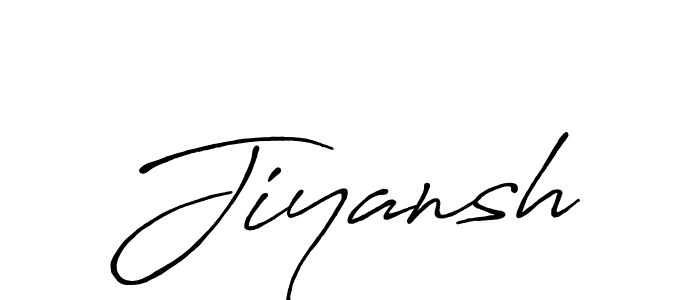 Use a signature maker to create a handwritten signature online. With this signature software, you can design (Antro_Vectra_Bolder) your own signature for name Jiyansh. Jiyansh signature style 7 images and pictures png