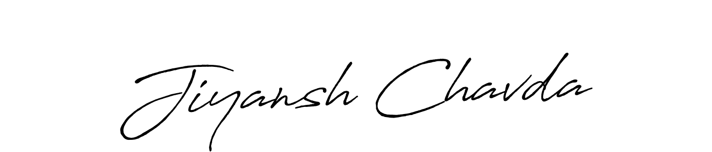 The best way (Antro_Vectra_Bolder) to make a short signature is to pick only two or three words in your name. The name Jiyansh Chavda include a total of six letters. For converting this name. Jiyansh Chavda signature style 7 images and pictures png