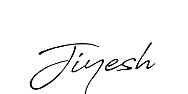 Design your own signature with our free online signature maker. With this signature software, you can create a handwritten (Antro_Vectra_Bolder) signature for name Jiyesh. Jiyesh signature style 7 images and pictures png