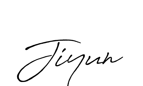 Also we have Jiyun name is the best signature style. Create professional handwritten signature collection using Antro_Vectra_Bolder autograph style. Jiyun signature style 7 images and pictures png