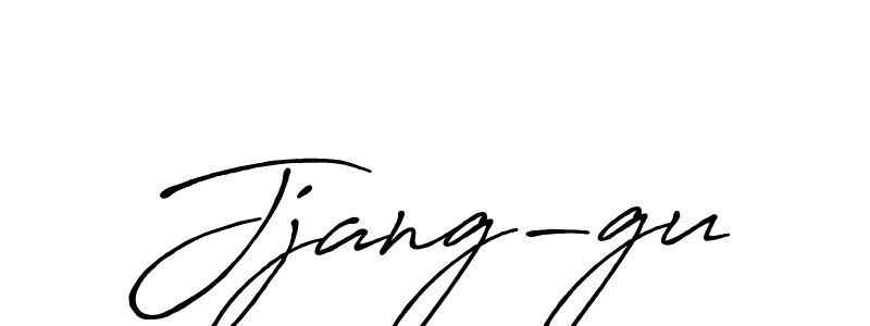 How to make Jjang-gu signature? Antro_Vectra_Bolder is a professional autograph style. Create handwritten signature for Jjang-gu name. Jjang-gu signature style 7 images and pictures png