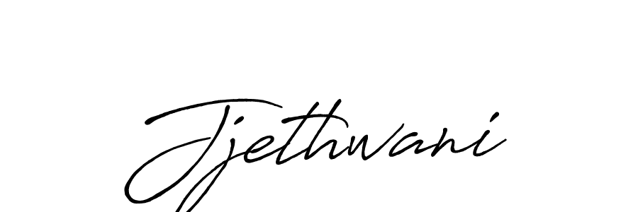 Design your own signature with our free online signature maker. With this signature software, you can create a handwritten (Antro_Vectra_Bolder) signature for name Jjethwani. Jjethwani signature style 7 images and pictures png