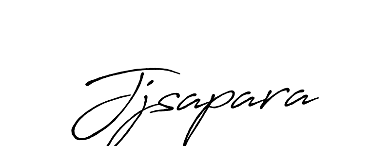 Use a signature maker to create a handwritten signature online. With this signature software, you can design (Antro_Vectra_Bolder) your own signature for name Jjsapara. Jjsapara signature style 7 images and pictures png