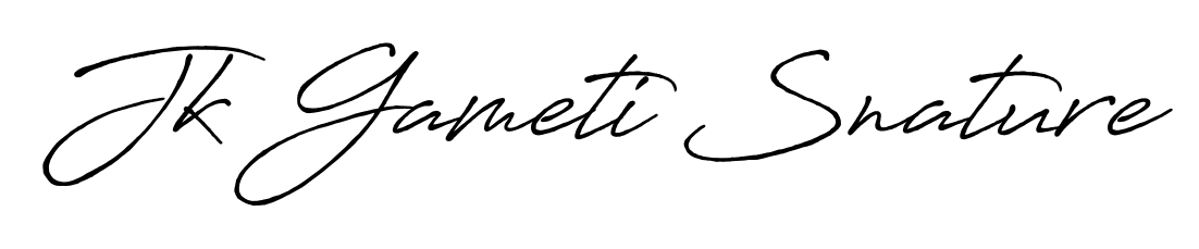 Also You can easily find your signature by using the search form. We will create Jk Gameti Snature name handwritten signature images for you free of cost using Antro_Vectra_Bolder sign style. Jk Gameti Snature signature style 7 images and pictures png