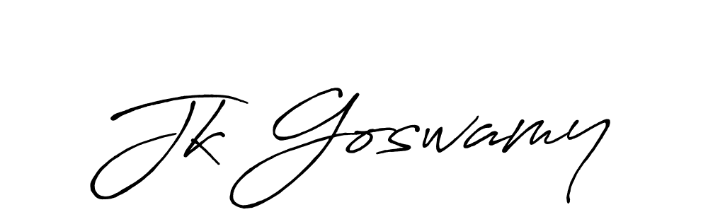 The best way (Antro_Vectra_Bolder) to make a short signature is to pick only two or three words in your name. The name Jk Goswamy include a total of six letters. For converting this name. Jk Goswamy signature style 7 images and pictures png