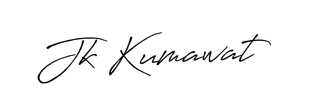 Similarly Antro_Vectra_Bolder is the best handwritten signature design. Signature creator online .You can use it as an online autograph creator for name Jk Kumawat. Jk Kumawat signature style 7 images and pictures png