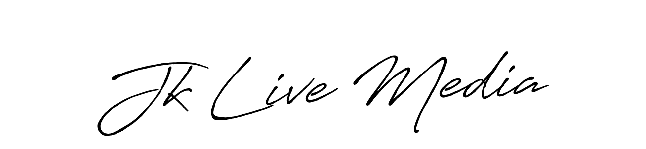 See photos of Jk Live Media official signature by Spectra . Check more albums & portfolios. Read reviews & check more about Antro_Vectra_Bolder font. Jk Live Media signature style 7 images and pictures png