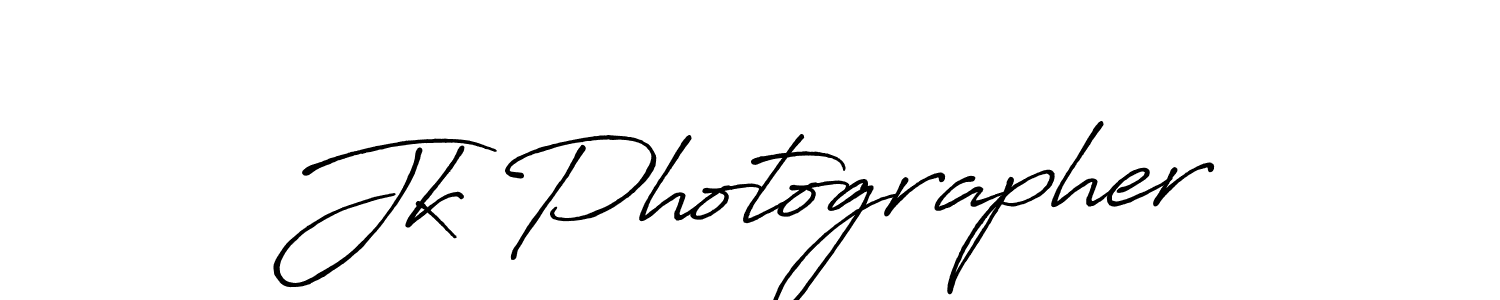 You should practise on your own different ways (Antro_Vectra_Bolder) to write your name (Jk Photographer) in signature. don't let someone else do it for you. Jk Photographer signature style 7 images and pictures png