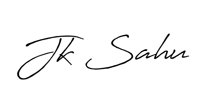 if you are searching for the best signature style for your name Jk Sahu. so please give up your signature search. here we have designed multiple signature styles  using Antro_Vectra_Bolder. Jk Sahu signature style 7 images and pictures png