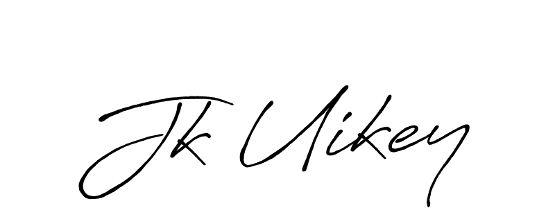 Also You can easily find your signature by using the search form. We will create Jk Uikey name handwritten signature images for you free of cost using Antro_Vectra_Bolder sign style. Jk Uikey signature style 7 images and pictures png