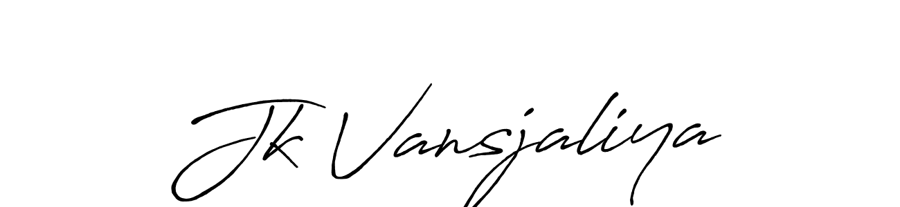 You can use this online signature creator to create a handwritten signature for the name Jk Vansjaliya. This is the best online autograph maker. Jk Vansjaliya signature style 7 images and pictures png
