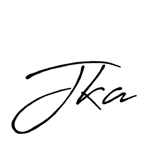 Create a beautiful signature design for name Jka. With this signature (Antro_Vectra_Bolder) fonts, you can make a handwritten signature for free. Jka signature style 7 images and pictures png
