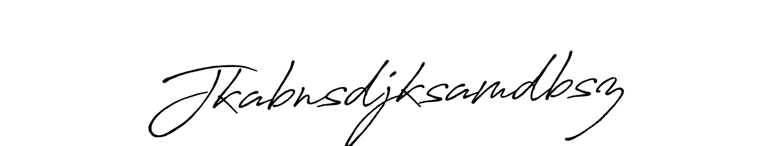 How to make Jkabnsdjksamdbsz name signature. Use Antro_Vectra_Bolder style for creating short signs online. This is the latest handwritten sign. Jkabnsdjksamdbsz signature style 7 images and pictures png