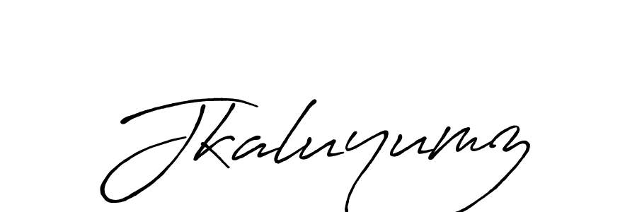 Also You can easily find your signature by using the search form. We will create Jkaluyumz name handwritten signature images for you free of cost using Antro_Vectra_Bolder sign style. Jkaluyumz signature style 7 images and pictures png