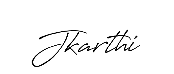 Use a signature maker to create a handwritten signature online. With this signature software, you can design (Antro_Vectra_Bolder) your own signature for name Jkarthi. Jkarthi signature style 7 images and pictures png