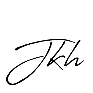 The best way (Antro_Vectra_Bolder) to make a short signature is to pick only two or three words in your name. The name Jkh include a total of six letters. For converting this name. Jkh signature style 7 images and pictures png