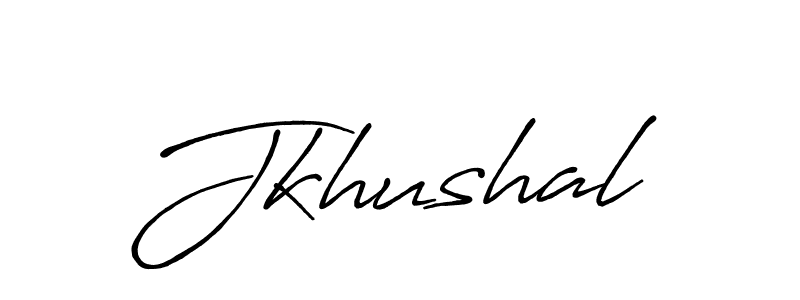 Similarly Antro_Vectra_Bolder is the best handwritten signature design. Signature creator online .You can use it as an online autograph creator for name Jkhushal. Jkhushal signature style 7 images and pictures png