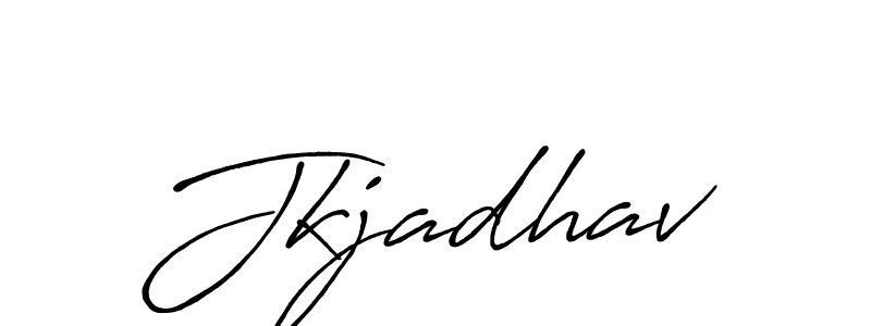 How to make Jkjadhav signature? Antro_Vectra_Bolder is a professional autograph style. Create handwritten signature for Jkjadhav name. Jkjadhav signature style 7 images and pictures png