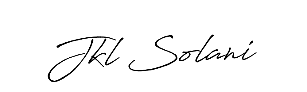 Design your own signature with our free online signature maker. With this signature software, you can create a handwritten (Antro_Vectra_Bolder) signature for name Jkl Solani. Jkl Solani signature style 7 images and pictures png