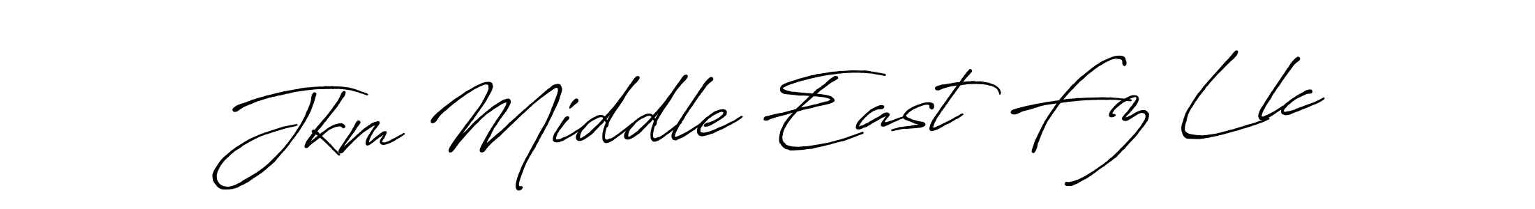 This is the best signature style for the Jkm Middle East Fz Llc name. Also you like these signature font (Antro_Vectra_Bolder). Mix name signature. Jkm Middle East Fz Llc signature style 7 images and pictures png