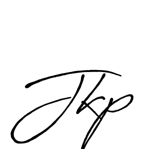 Jkp stylish signature style. Best Handwritten Sign (Antro_Vectra_Bolder) for my name. Handwritten Signature Collection Ideas for my name Jkp. Jkp signature style 7 images and pictures png