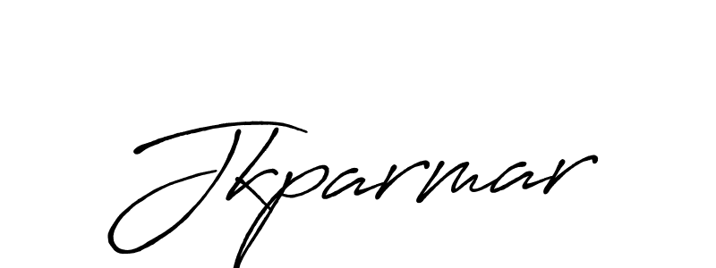 Jkparmar stylish signature style. Best Handwritten Sign (Antro_Vectra_Bolder) for my name. Handwritten Signature Collection Ideas for my name Jkparmar. Jkparmar signature style 7 images and pictures png