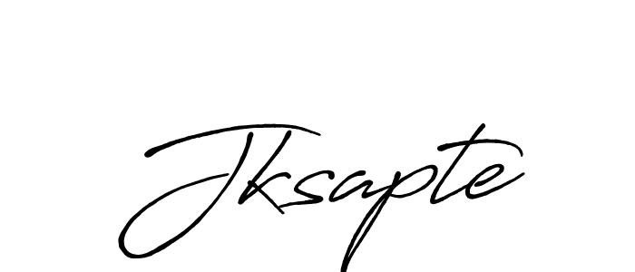 Jksapte stylish signature style. Best Handwritten Sign (Antro_Vectra_Bolder) for my name. Handwritten Signature Collection Ideas for my name Jksapte. Jksapte signature style 7 images and pictures png