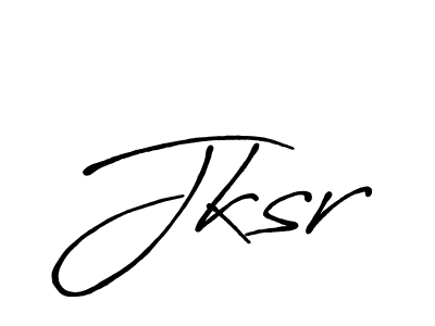 How to make Jksr signature? Antro_Vectra_Bolder is a professional autograph style. Create handwritten signature for Jksr name. Jksr signature style 7 images and pictures png