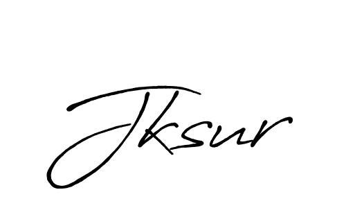 Make a beautiful signature design for name Jksur. With this signature (Antro_Vectra_Bolder) style, you can create a handwritten signature for free. Jksur signature style 7 images and pictures png