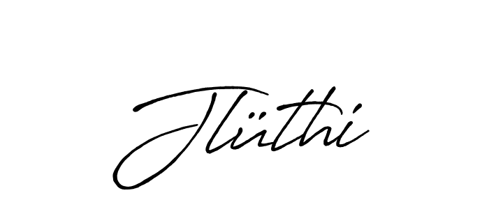 Design your own signature with our free online signature maker. With this signature software, you can create a handwritten (Antro_Vectra_Bolder) signature for name Jlüthi. Jlüthi signature style 7 images and pictures png