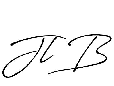 Design your own signature with our free online signature maker. With this signature software, you can create a handwritten (Antro_Vectra_Bolder) signature for name Jl B. Jl B signature style 7 images and pictures png