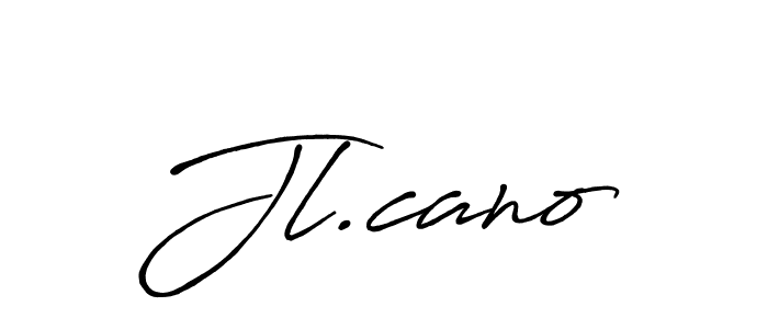 Use a signature maker to create a handwritten signature online. With this signature software, you can design (Antro_Vectra_Bolder) your own signature for name Jl.cano. Jl.cano signature style 7 images and pictures png