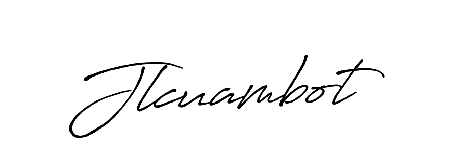 Design your own signature with our free online signature maker. With this signature software, you can create a handwritten (Antro_Vectra_Bolder) signature for name Jlcuambot. Jlcuambot signature style 7 images and pictures png