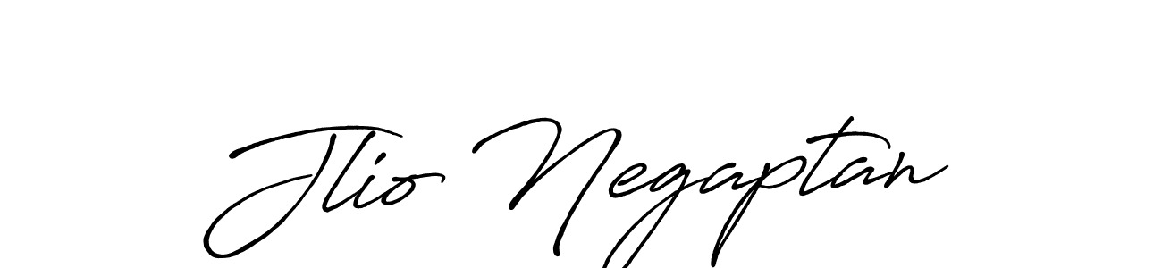 Design your own signature with our free online signature maker. With this signature software, you can create a handwritten (Antro_Vectra_Bolder) signature for name Jlio Negaptan. Jlio Negaptan signature style 7 images and pictures png