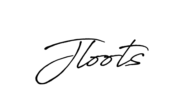 Use a signature maker to create a handwritten signature online. With this signature software, you can design (Antro_Vectra_Bolder) your own signature for name Jloots. Jloots signature style 7 images and pictures png