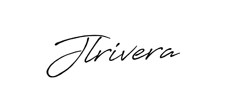 Design your own signature with our free online signature maker. With this signature software, you can create a handwritten (Antro_Vectra_Bolder) signature for name Jlrivera. Jlrivera signature style 7 images and pictures png
